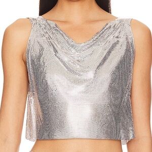 Lovers and Friends Sascha Top in Silver